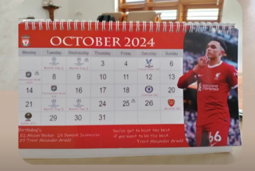 Liverpool FC Matchday Calendar: 2024-25 Edition photo review