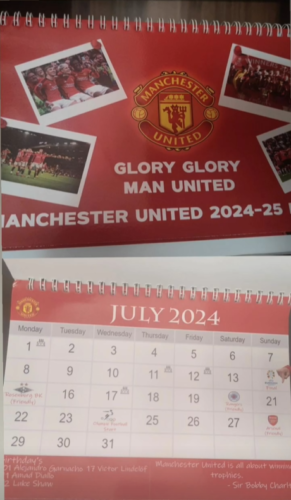 Manchester United FC Matchday Calendar: 2024-25 Edition photo review